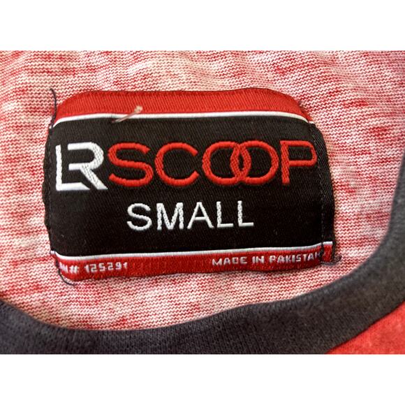 NASA space stripped t shirt small embroidered red blue white retro crewneck - Picture 3 of 6